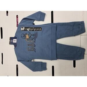 GAP Toddler 2-Piece Sweatshirt and Sweatpants Set Blue 3T
